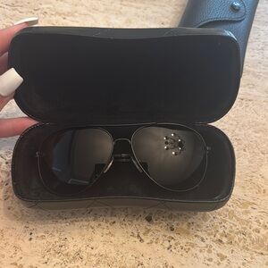 CHANEL Black Sunglasses Elegant Accessories